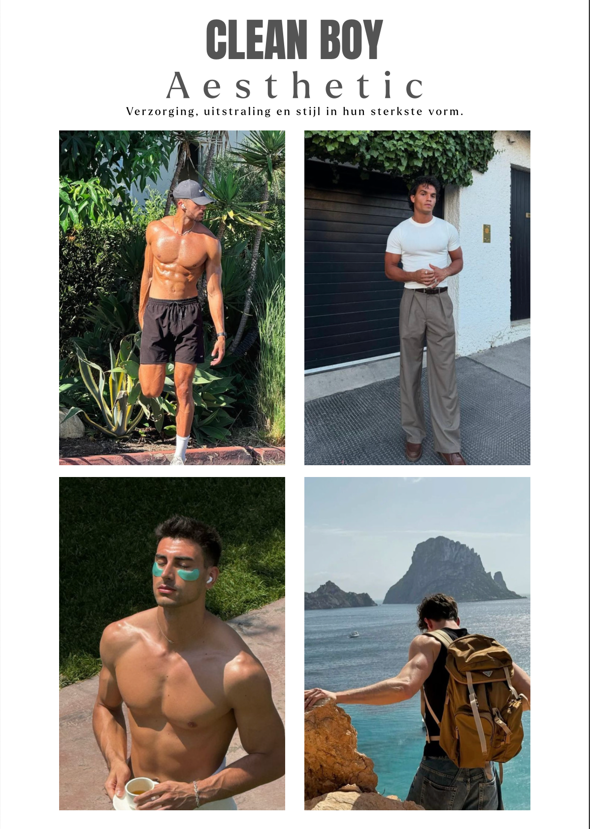 Clean Boy Aesthetic