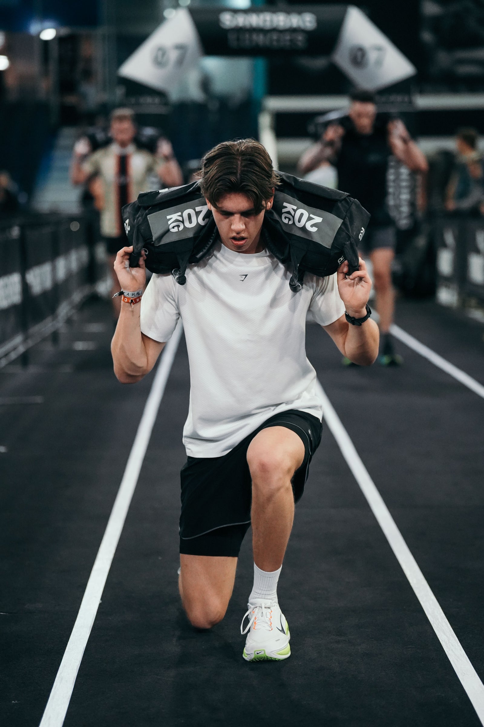 Tristan tijdens HYROX in Heerenveen