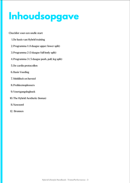 Hybrid Lifestyle Handboek